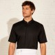 Men's Mandarin Collar Bar Shirt Short Sleeve