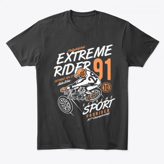 Extreme Rider 91 Printed Graphic T-Shirt